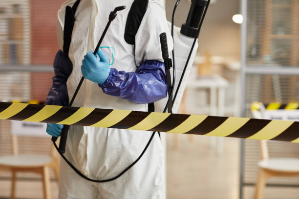Professional Biohazard Cleanup technician working in Saco, ME